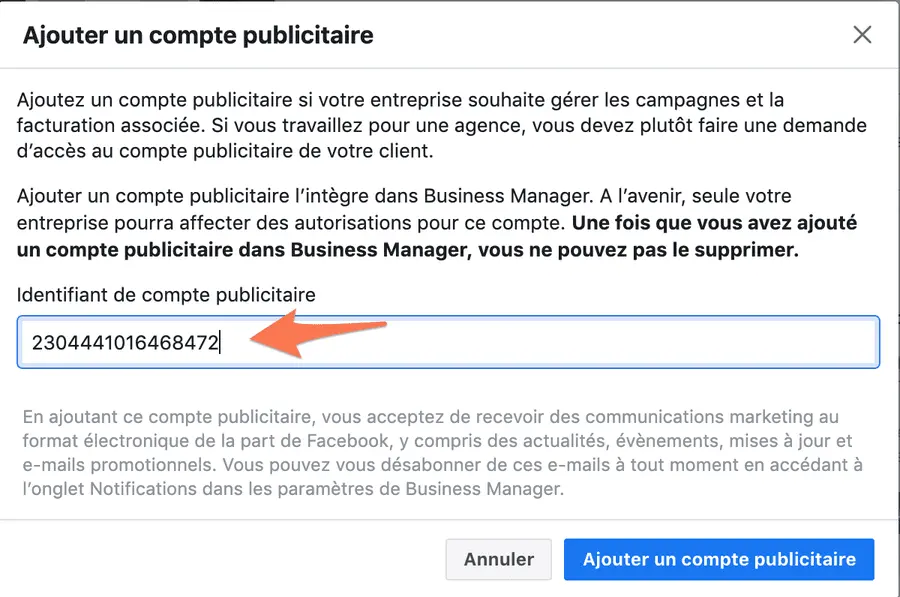 Créer et paramétrer un compte publicitaire Facebook