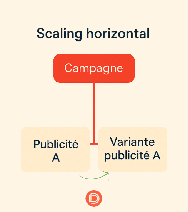 schéma illustration scaling horizontal