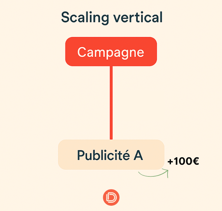 schéma illustration scaling vertical